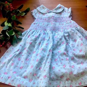 Vintage Laura Ashley Smocked Dress